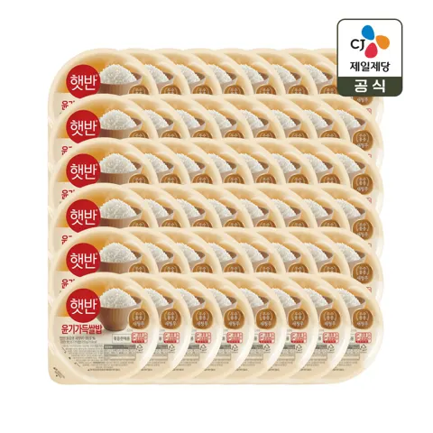 햇반 윤기가득 쌀밥 210g 48개 (44,340원/무배)