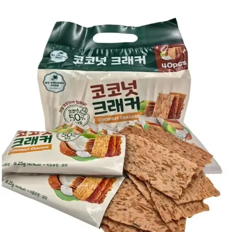 초코무초 미니(8g*20개입) * 5봉지(8,343원) 코코넛 크래커 11.25g 40개입(7,565원) 피시스낵 312g(11,552원)/무료
