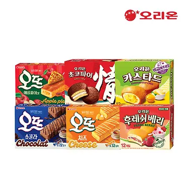 오뜨 애플파이 10P 3개 + 초코파이 12P 3개 (22,500원/무료)