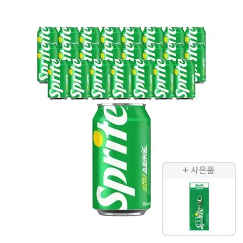 스프라이트 350ml 24개 + 키캡키링증정 (티멤12,610원/무료)