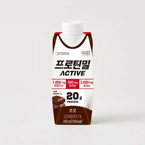 토스쇼핑] 그린비아 프로틴밀 액티브 초코, 250ml, 36팩(36,900/무배)