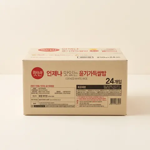 햇반 윤기가득 쌀밥 210g 24개 18900원