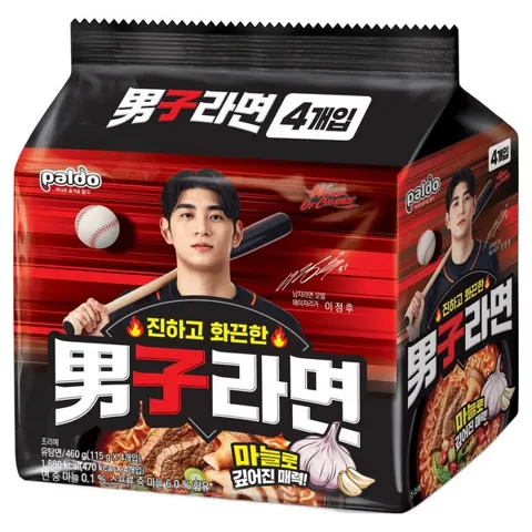 팔도 남자라면 115g, 4개