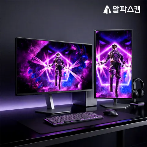 알파스캔 에이건 AG326UZD 4K QD-OLED 3세대 패널