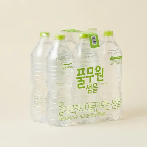 풀무원 샘물 생수, 무라벨, 2L, 12개(4,960원/무배)