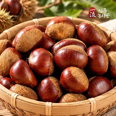 부여 햇밤 대 3kg / 농협선별 무칼집 밤 (14,900원, 무배)
