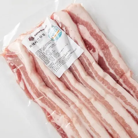 듀록 흑돼지 쫀삼겹 500g (냉동) 4,900원 (배송비 4,000원)