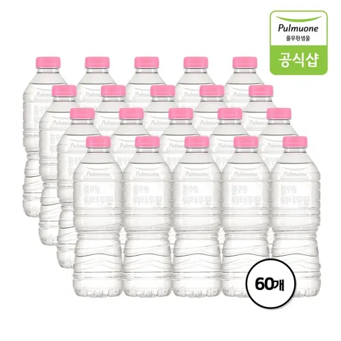 풀무원 워터루틴 생수 500mL 60병