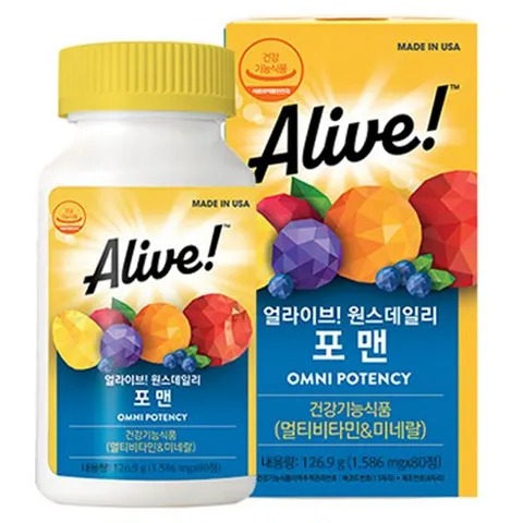 얼라이브 원스데일리 포맨 멀티비타민 80정