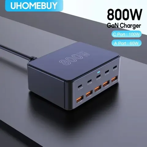 800W GaN 충전기 100W PD3.0 PPS QC3.0 멀티 포트($14.59)