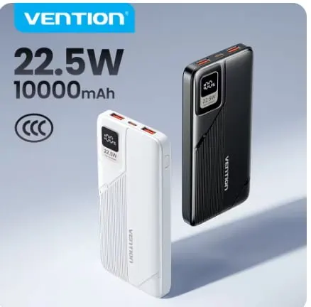 Vention Power Bank 10000mAh 22.5W ($7.58/무료)