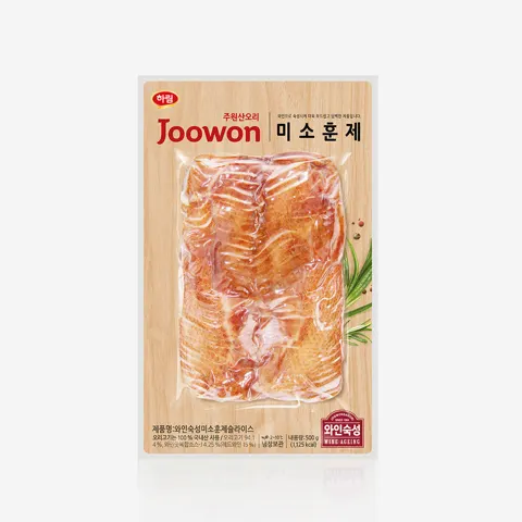 주원산오리 와인숙성 미소 오리훈제 슬라이스 2kg (500g x 4팩)