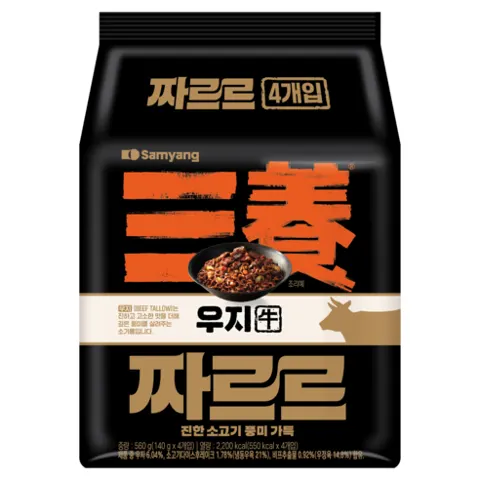 삼양 짜르르 140g 4개 3,550원