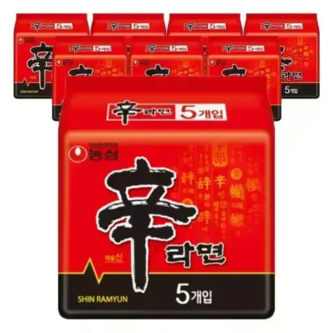 신라면 120g 40개 (티멤 카카오 23,470원/무료)