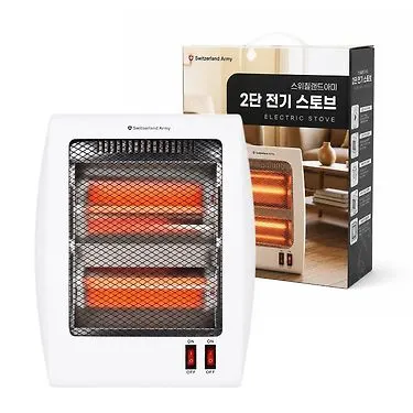 2단 전기 난방 스토브 (12,900원/배송비 무료)