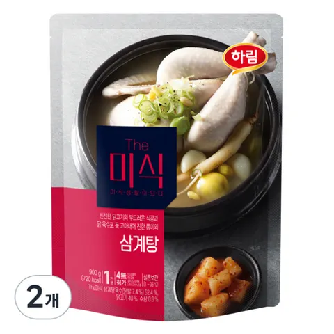 더미식 삼계탕, 900g, 2개