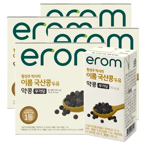 이롬 황성주박사 무가당 국내산 약콩두유 25,730원