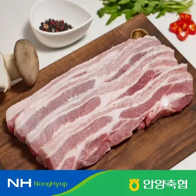 안양축협 참들향한돈 삼겹살 1kg (구이/수육)