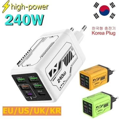 240W GaN 휴대폰 충전기(7,600원) X8 터보 제트 블로워(9,560원) 금속 Fidget 슬라이더 장난감(11,650원)