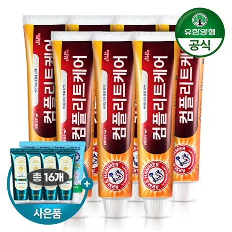 암앤해머 베이킹소다 치약 치태제거 컴플리트178g 7개