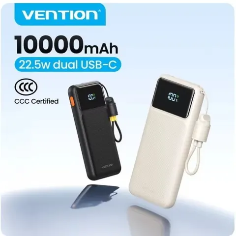 벤션 CCC 22.5W 10000mAh($6) 45W 20000mAh($12) 베이스어스 65W 2만mAh($20)/무료