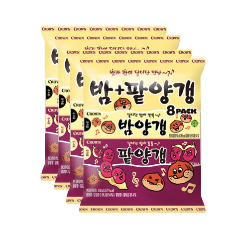 연양갱 8번들(밤양갱+팥양갱) 4팩(총32개) (11,730원/무료)