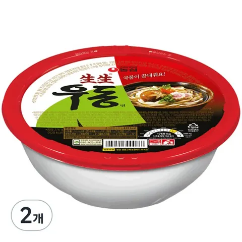 생생우동 컵, 276g, 3개