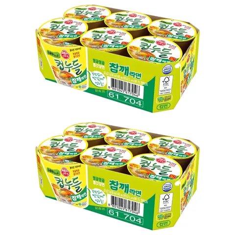 오뚜기 컵누들 참깨라면 37.5g 12개