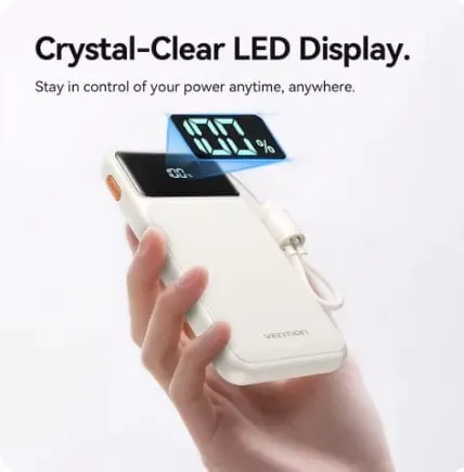 벤션 22.5W 10000mAh 휴대용 보조배터리($8.80/무료)