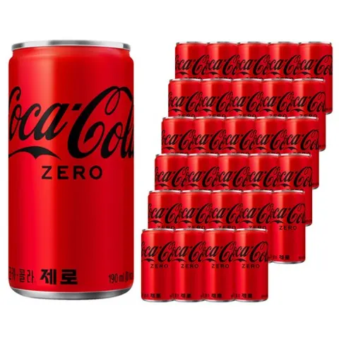 코카콜라 제로, 190ml, 30개