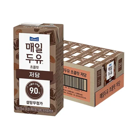 매일두유 초콜릿 저당 190ml 24팩+99.9 두유 6팩 (16,440/무료)