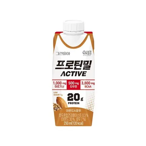 프로틴밀 액티브 아몬드와호두 18개 (18,720원/무료)