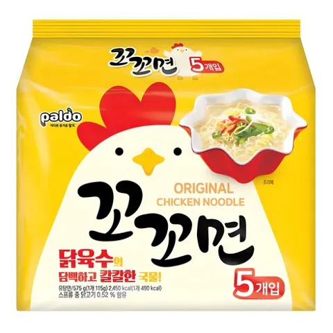 꼬꼬면 115g, 5개