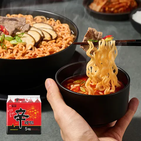 신라면 120g 40개 1박스 페이코(24,315원/무료)