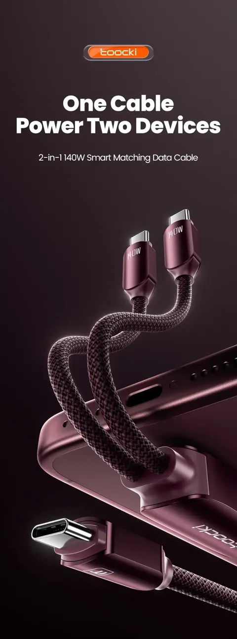 투키 2in1 케이블 140W