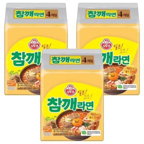 오뚜기 참깨라면 115g, 12개