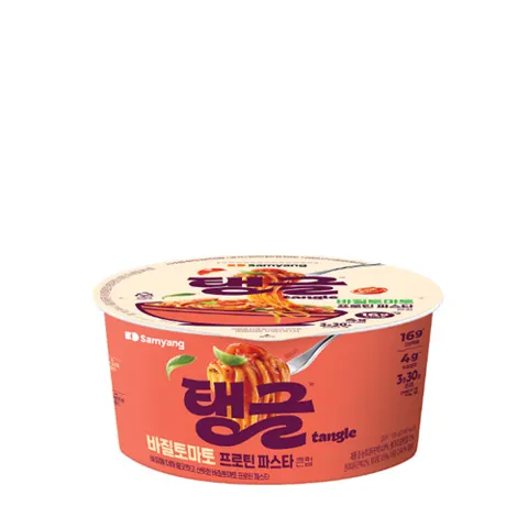 [삼양] 탱글 바질 토마토 파스타 큰컵 105g*16입 x 1박스