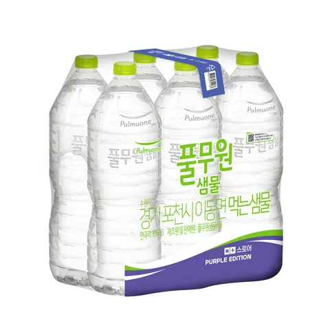 풀무원생수 퍼플에디션 2L, 24개 (11,900원/무료)