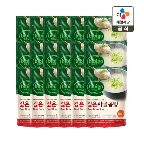 비비고 깊은 사골곰탕 500g x18개 (18,910원/무배)