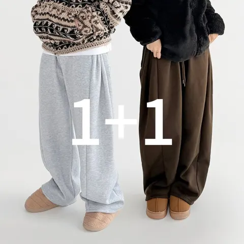 1+1 남여공용 기모바지 와이드팬츠 (26,010원/무료)