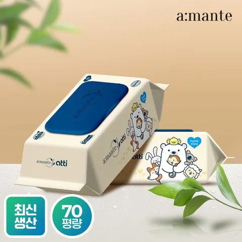 아망떼 70평량 물티슈 70매 20팩 (15,050원/무배)