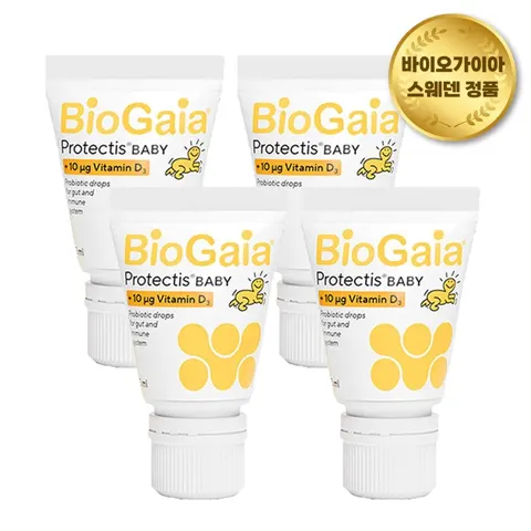바이오가이아 아기 유산균+비타민D 이지드롭 10ml 4개 (105,700원/무배)