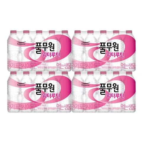 풀무원 워터루틴 생수 500ml 80병