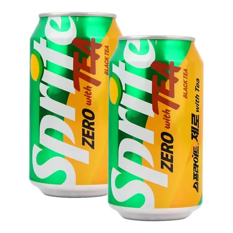 스프라이트 제로 사이다 with TEA, 350ml, 24개