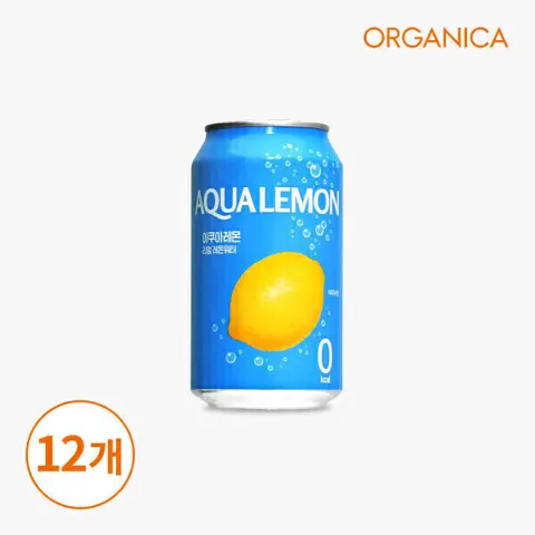 올가니카 유기농 레몬수 아쿠아레몬 340ml x 12개