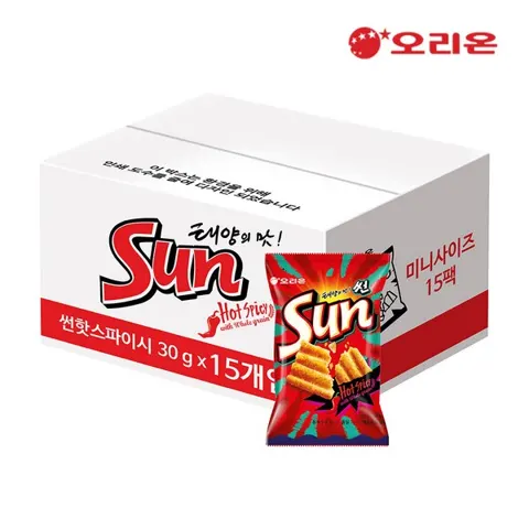 오리온 태양의 맛 썬, 30g, 15개