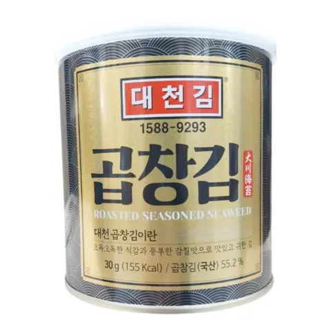 대천김 곱창김 캔김 30g 1개