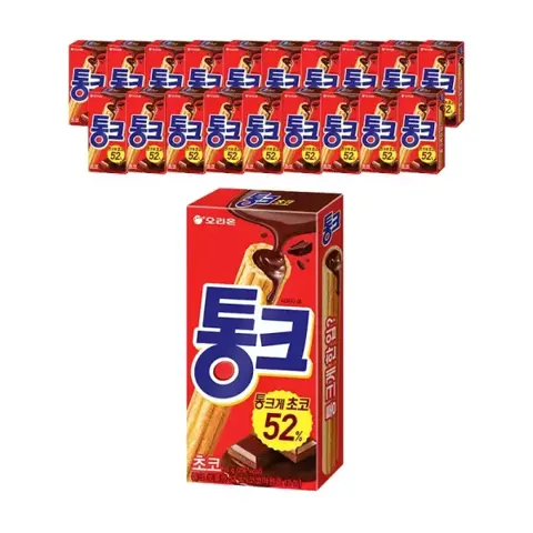 오리온 통크 초코, 45g, 20개 (티멤 13,460원/무료)