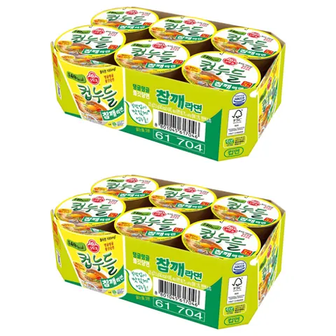 오뚜기 컵누들 참깨라면 37.5g 12개