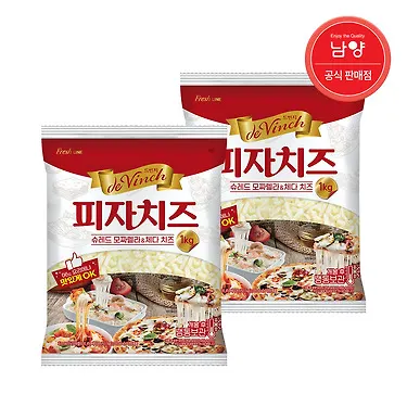 드빈치 피자치즈 1kg 2개 (22,410원/무배)